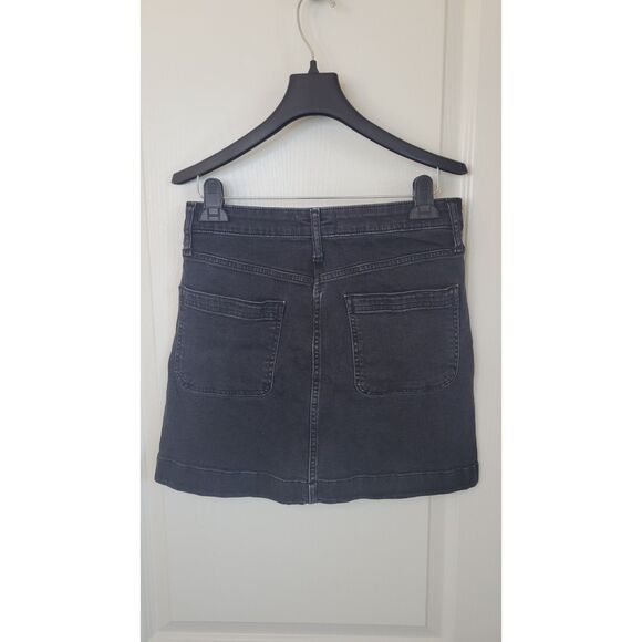 Madewell Black A-Line Mini Skirt - Picture 2 of 4